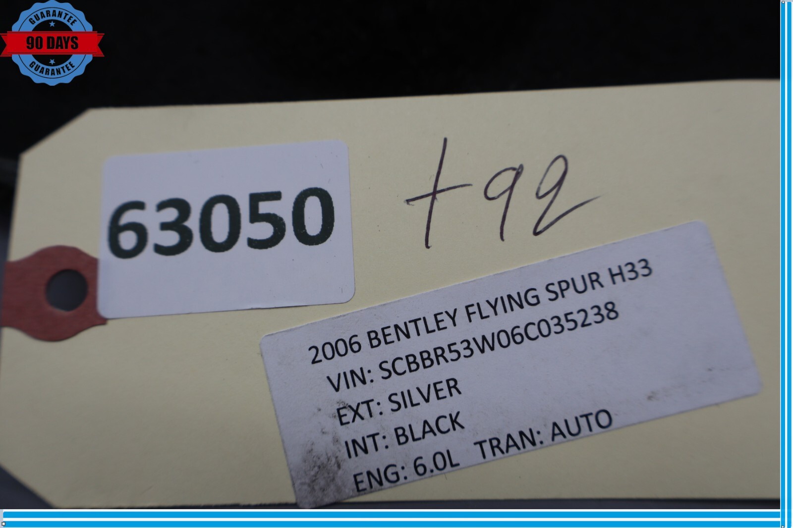 Bentley Flying Spur 2006-2012 Left Side trim panel Black