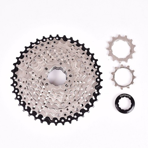 SUNSHINE MTB Bike 10 Speed 11-40T Cassette Flywheel Black fit Sram Shimano HG500 - Picture 3 of 5