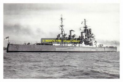 rp13167 - Royal Navy Warship - HMS Howe , gebaut 1942 - Druck 6x4
