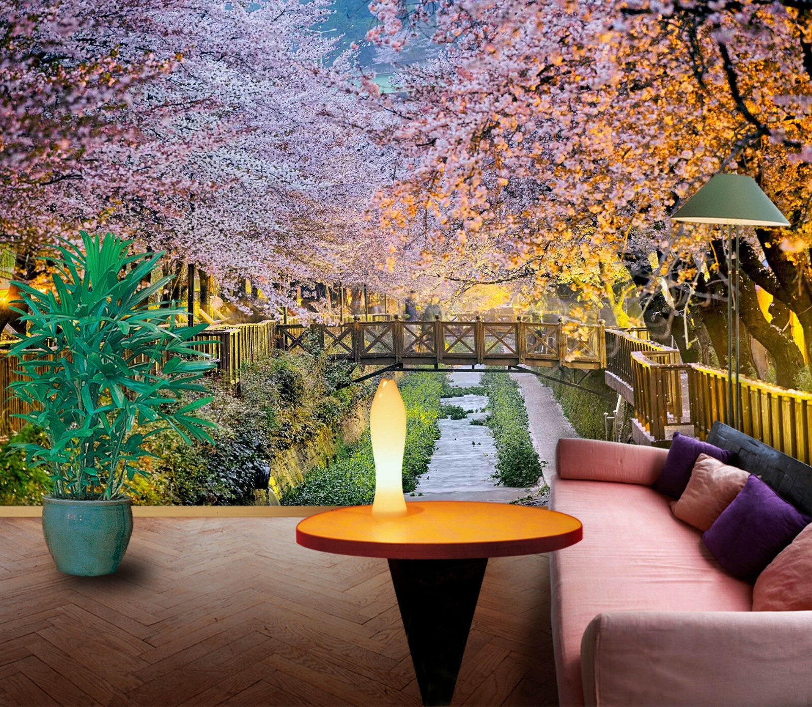 3D Flower Forest 1413NA Wallpaper Wall Mural Removable Self-adhesive Fay