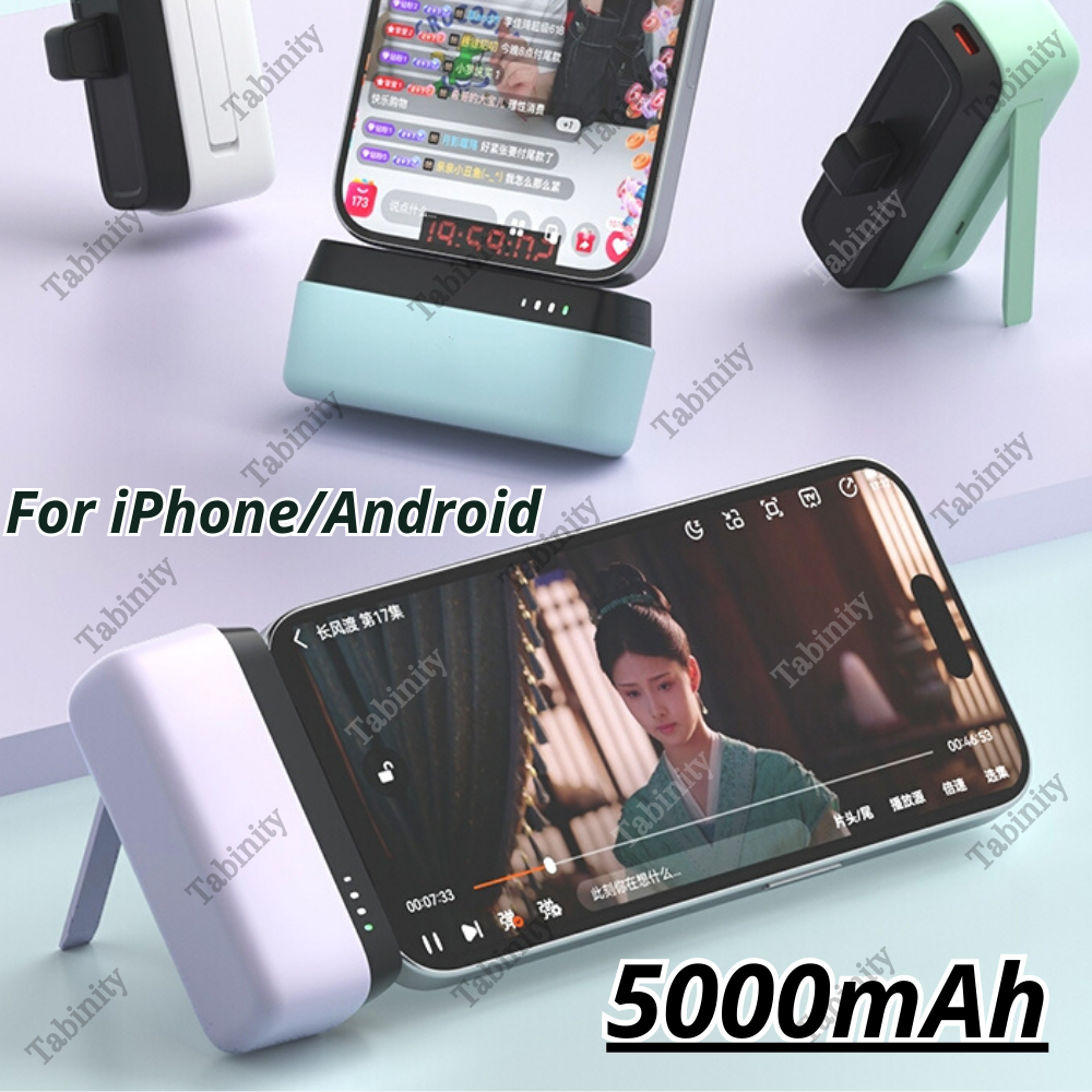 5000mAh 2.1A Portable Power Bank For Android iPhone Mini Pocket Battery Charger