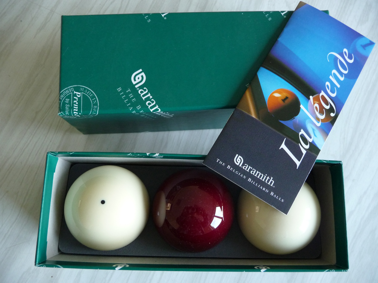 Billes de billard français Aramith 61.5 accessoires de carambole
