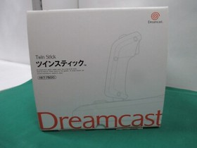SEGA Dreamcast -- TWIN STICK HKT-7500 -- controller. JAPAN. GAME. WORK. 27700