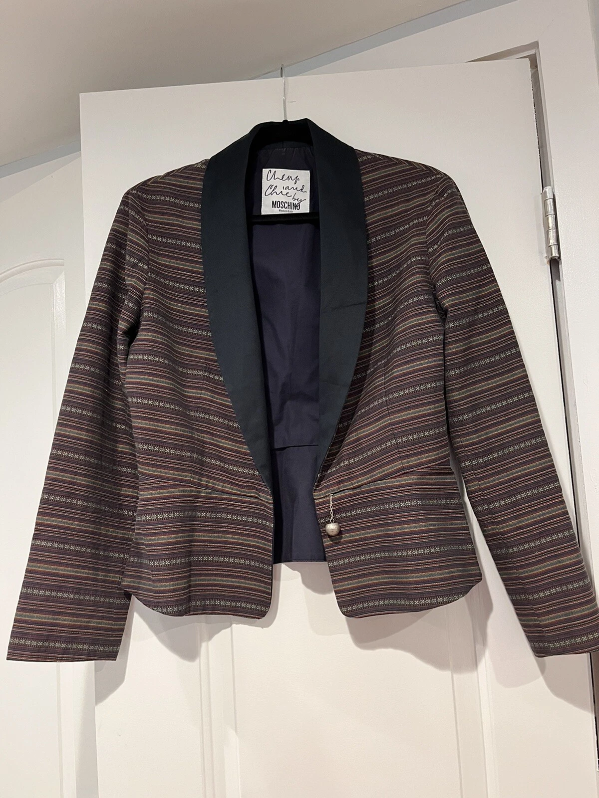 BLAZER GIACCA MOSCHINO ECONOMICO E CHIC US 8 UK 10 IT 42