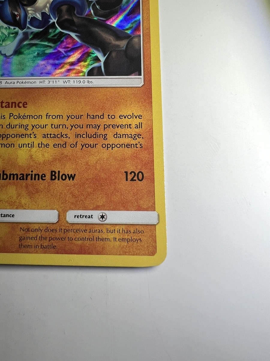太陽の法 foil Lucario 71/147 Holo Rare Burning Shado Foil Pokemon TCG Set