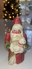 House Of Hatten Santa w/Goose Christmas Ornament Holiday Decor Old World Rustic
