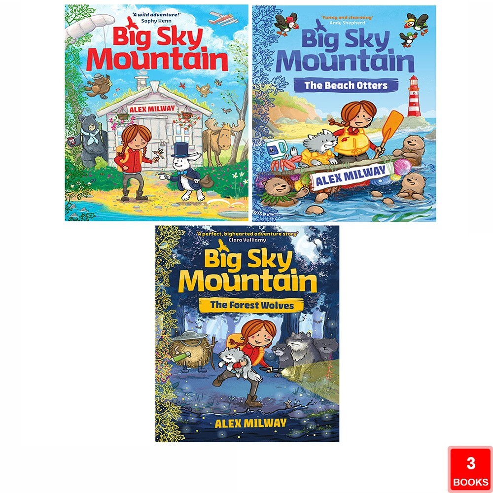 Big Sky Mountain Series 3 Books Collection Set by Alex Milway Forest Wolves NEW - Image 9