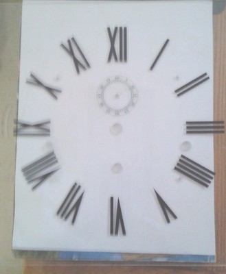 Kieninger clear  Acrylic grandfather  clock dial 290X290 for-KSU-RSU movement