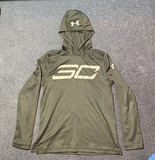 SC Under Armour boys Longsleeve Pullover With Hood Size Youth Small