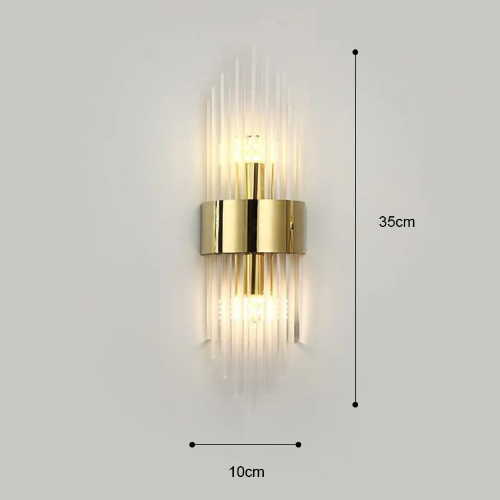 Light Luxury Wall Lamp Modern LED Wall Light Indoor Lighting Wall Sconce Decor - Picture 15 of 34