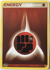 POKEMON FIGHTING ENERGY 105/109 EX RUBY & SAPPHIRE COMMON NEAR MINT