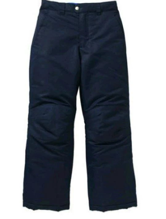 Faded Glory Boys Lined Polyester Snow Pants with Zipper Fly and