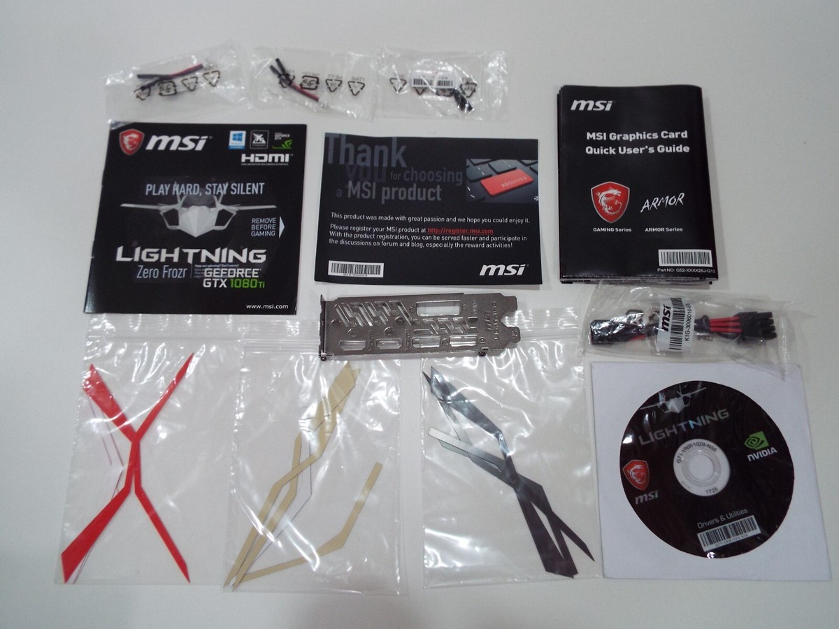 MSI GTX1080Ti LIGHTNING X【訳あり】 Msi GeForce GTX 1080 Ti LIGHTNING X 11GB Graphics Video Card
