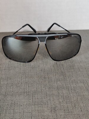 Opti-Ray Sunglasses Black Frame Mirrored Lenses Non Prescriptions lenses