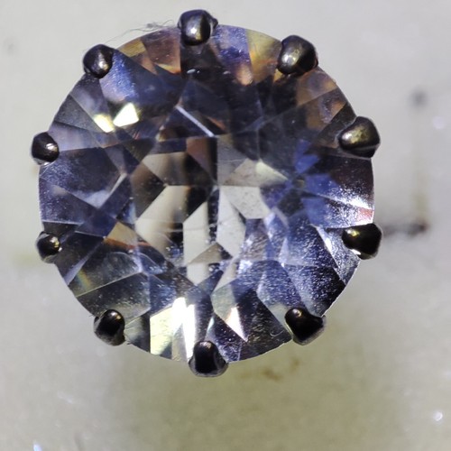 π Gemelli vintage in argento sovietico | grande cristallo di roccia | 875 sterline | URSS vecchi - Foto 7 di 24