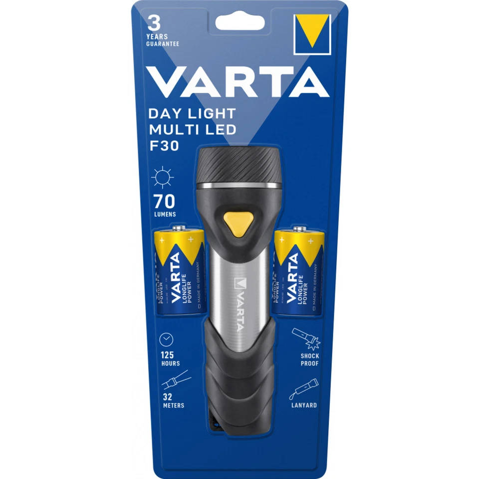 VARTA Day Light Multi LED F30, Taschenlampe