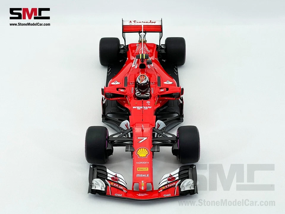 Ferrari F1 SF70H #7 Kimi Raikkonen Australia GP 2017 70th Anniversary 1:18 BBR - Image 4 of 4