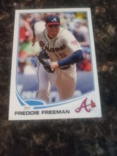 2013 Topps Atlanta Braves #105 Freddie Freeman Atlanta Braves  NM