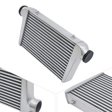 Universal 25"x12"x3" FMIC Aluminum Turbo Intercooler 3in Inlet & Outlet NEW