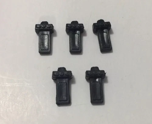 Star Wars Replacement Lot of 5 Black Com Link for Vintage Cloud Car Pilot Repro