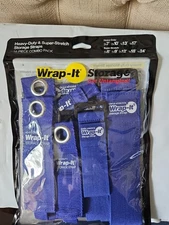 Wrap-It Storage 14pc Heavy Duty Quick Strap Combo Assorted Sizes NIP