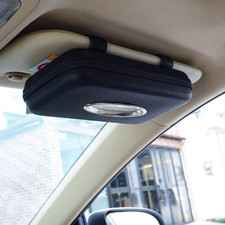 Car Tissue Holder, Sun Visor Napkin Holder, Car Visor Tissue Holder, PU Leather
