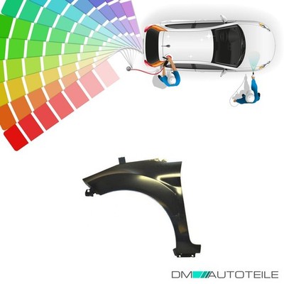 Lackiert Kotflügel vorne links für Ford Fiesta VI 6 CB1 ab Baujahr 2008-2017