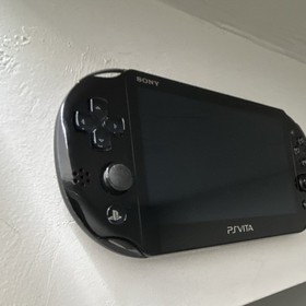 PS Vita 2000 Black Console Region Free Japan Tested Near Mint with Game