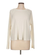 Wild Fable Women Ivory Pullover Sweater L