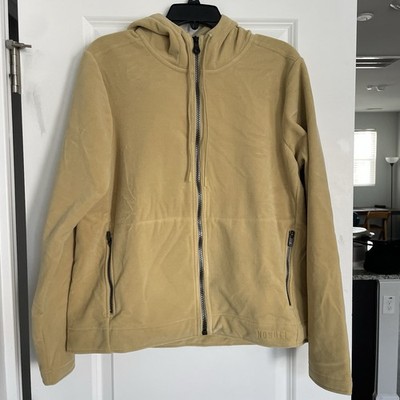 No Bull golden yellow full zip hoodie sweatshirt Women Large EUC