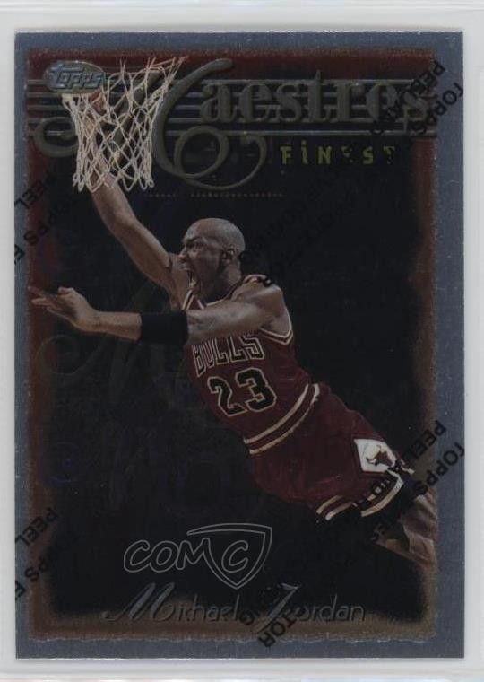 1996-97 Topps Finest Uncommon Silver Michael Jordan #127 HOF v3r