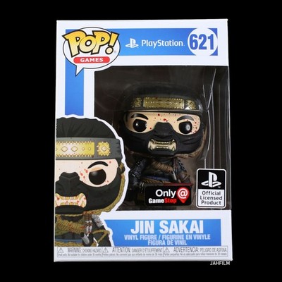 Funko Pop Jin Sakai 621 Bloody Gamestop Exclusive Playstation Ghost of Tsushima