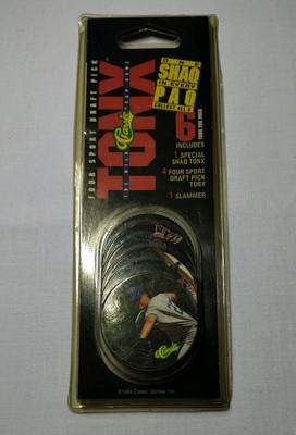 1993 Classic Tonx Four Sport Draft Pick 6 Pog Game Shaq OVP Retro