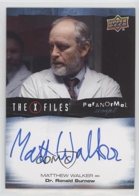 2023 Upper Deck The X-Files Monsters of Week Edition Matthew Walker as Auto 0x7l