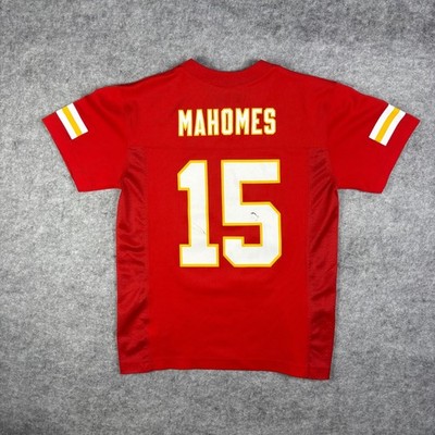 NFL Team Apparel Patrick Mahomes Kansas City Chiefs Jersey Youth Medium Red 15