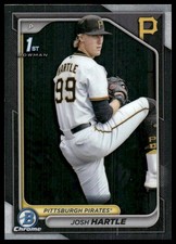 2024 Bowman Draft #BDC-3 Josh Hartle Chrome