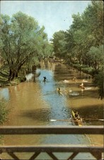 Bega River Timisoara Romania vintage postcard u444