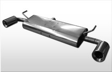 FOX Sportauspuff Nissan Qashqai J10 Diesel, Endrohr 1x100mm rund re/li