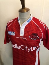SALFORD CITY RED DEVILS RUGBY LEAGUE SHIRT SIZE SMALL
