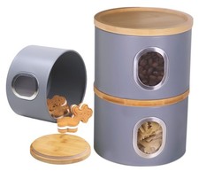 Tea Coffee Sugar Kitchen Canister Set Airtight Food Storage Jars with Lids