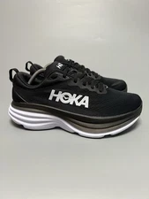 US 8 EE  Hoka One One Bondi 8 Wide Men's Running Shoes Gym Walking 1127953-BWHT