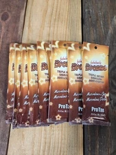 10PK Pro Tan Tanning Lotion Packets Fabulously Bronze Triple Accelerator