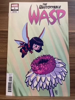 The Unstoppable Wasp #1 Skottie Young Variant Cover Marvel Comic 2018 Ant Man