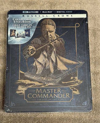 NEW! Master and Commander ... 4K / BR - STEELBOOK + Digital / Ships in BOX!