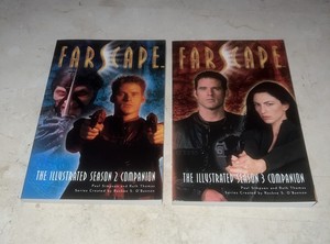 Farscape TV Show Season 2 & 3 Illustrated Companion Books Paul Simpson Far Scape
