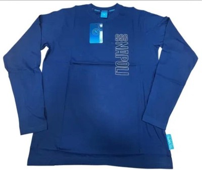 Langarmshirt Baumwolle navy blau ssc neapel