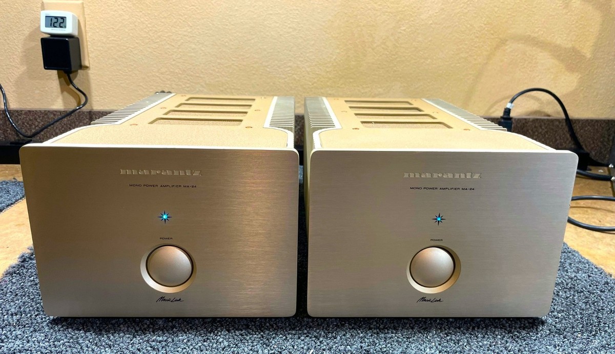 Pair Marantz Class A 30 watt MA-24 (MA-7A) Amplifiers - 120 volt