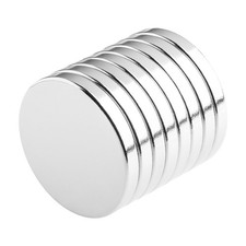 1 x 1/8 Inch Large Neodymium Rare Earth Disc Magnets N48 8 Pack