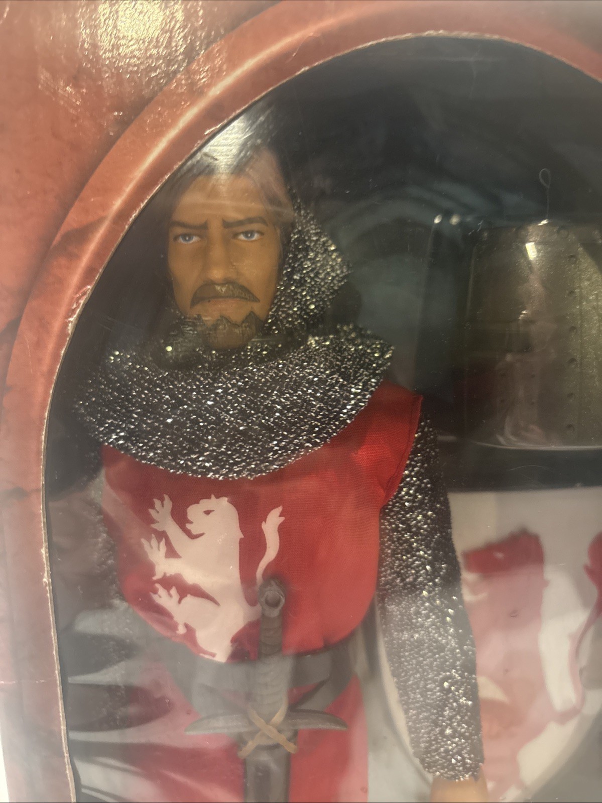 Victory & Valor Crusade Red Knight 12" Action Figure 1/6 2003 K&M Medieval 🔥