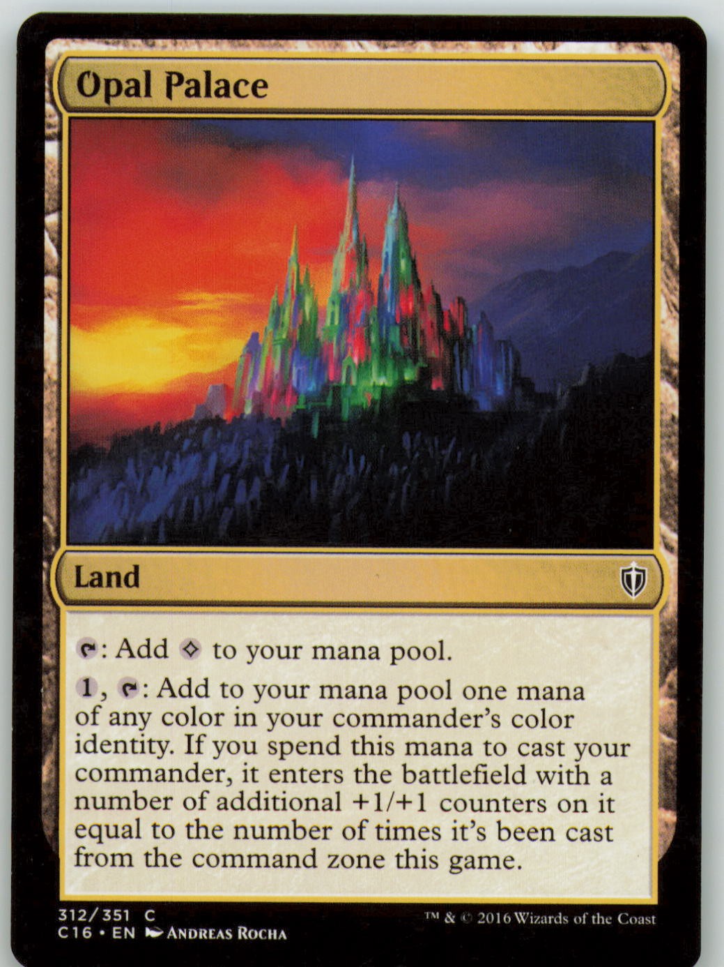 Opal Palace 312 Common Commander 2016 Magic: The Gathering LP